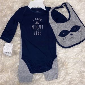 Carter’s 3 months NWT navy matching boys set